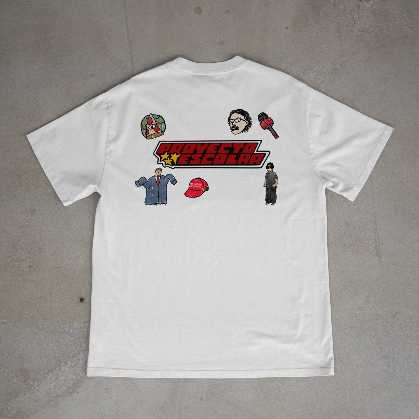 Playera Oversize - Proyecto Escolar